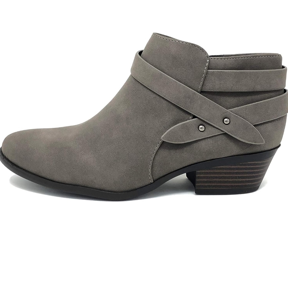 Soda SWEETEN Women's Fashion Ankle Bootie, Size 8M, Grey - Picture 4 of 6